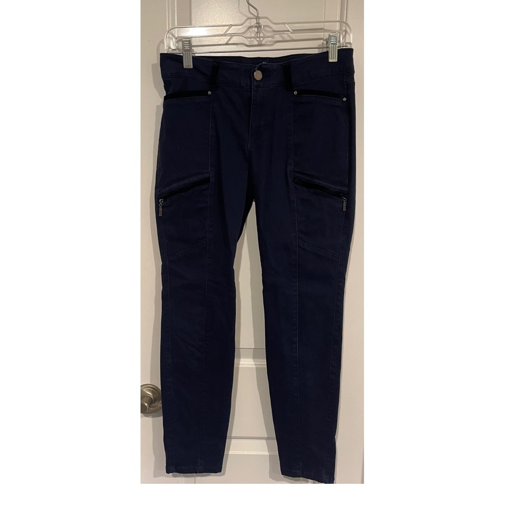WHBM The Skinny Moto Utility Pant Size 2